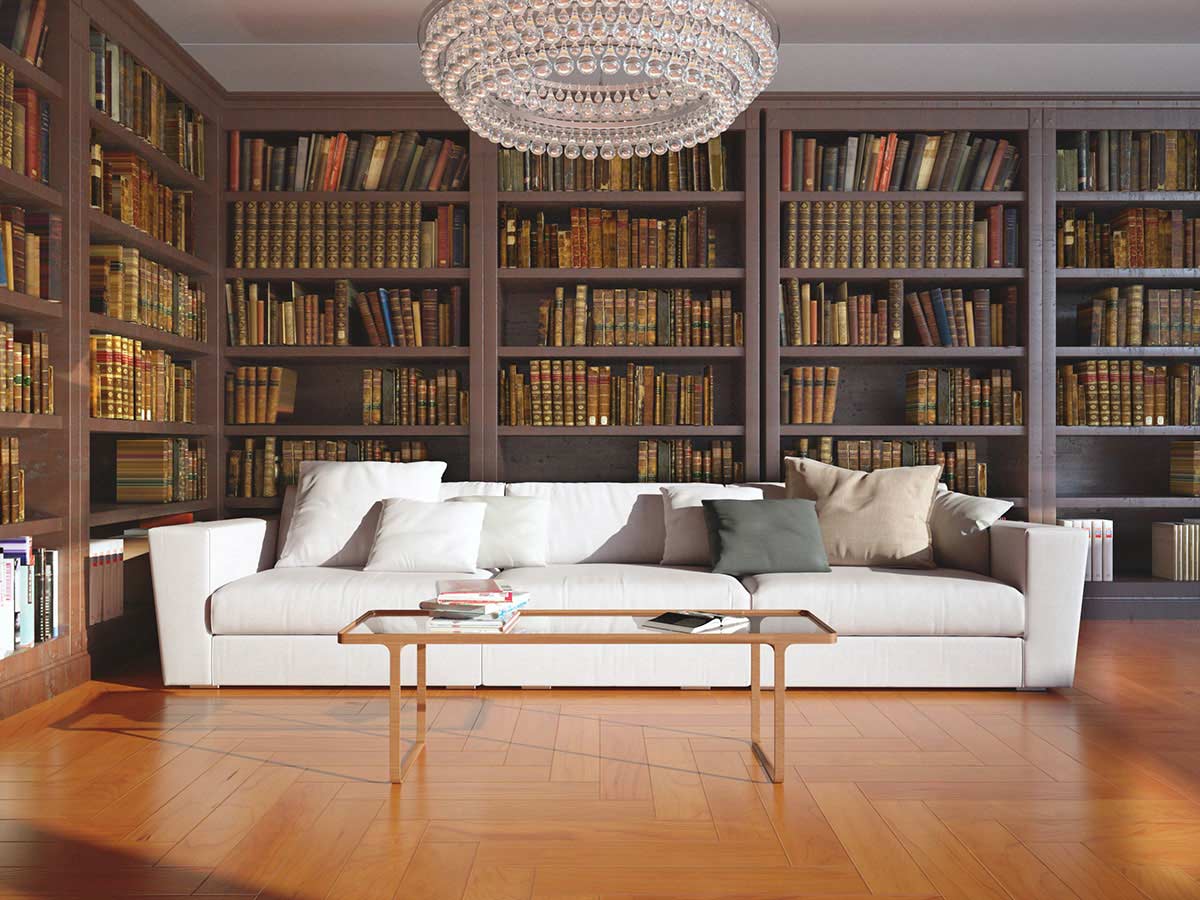 custom built shelving