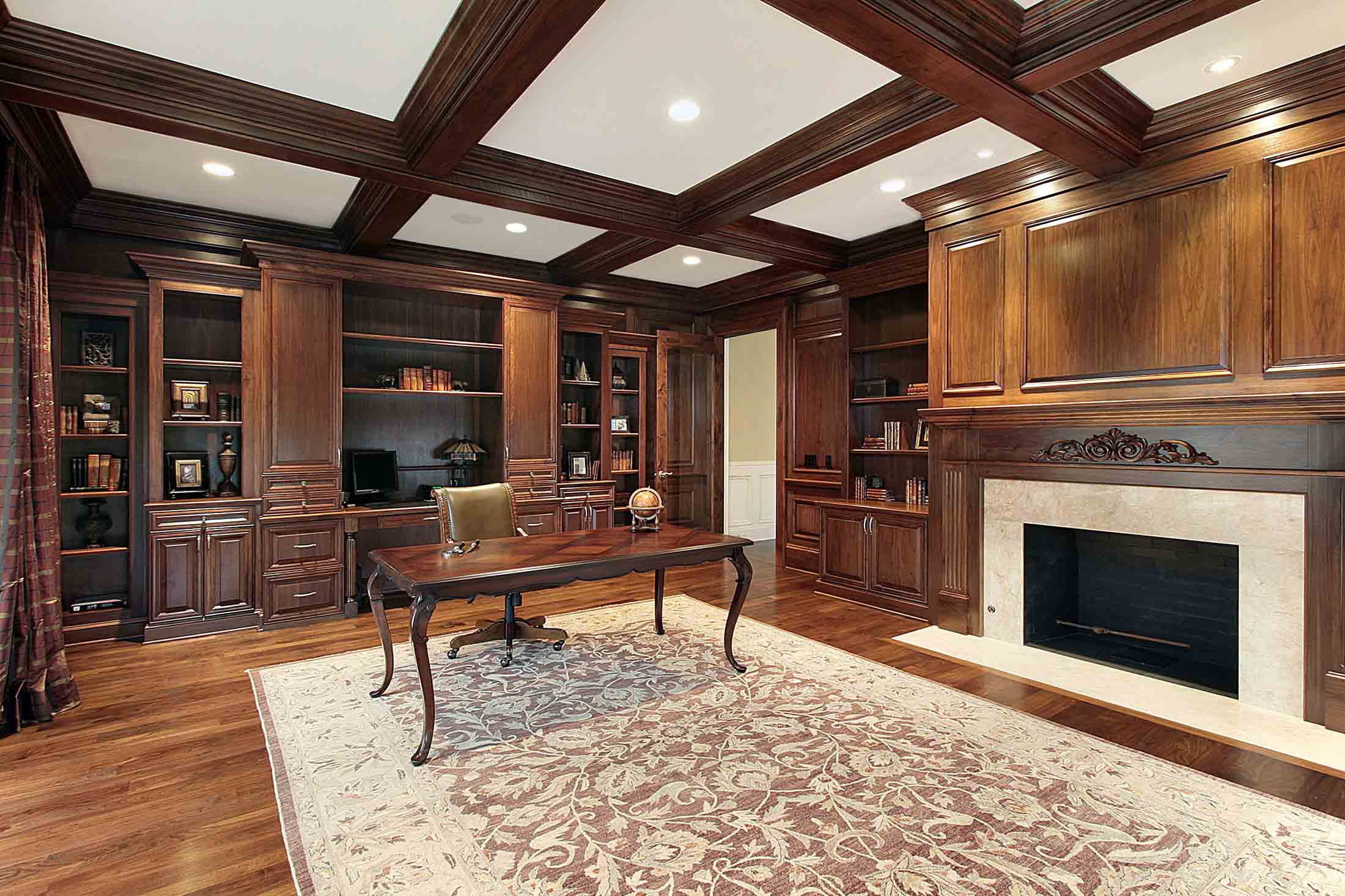 custom installed wood trim